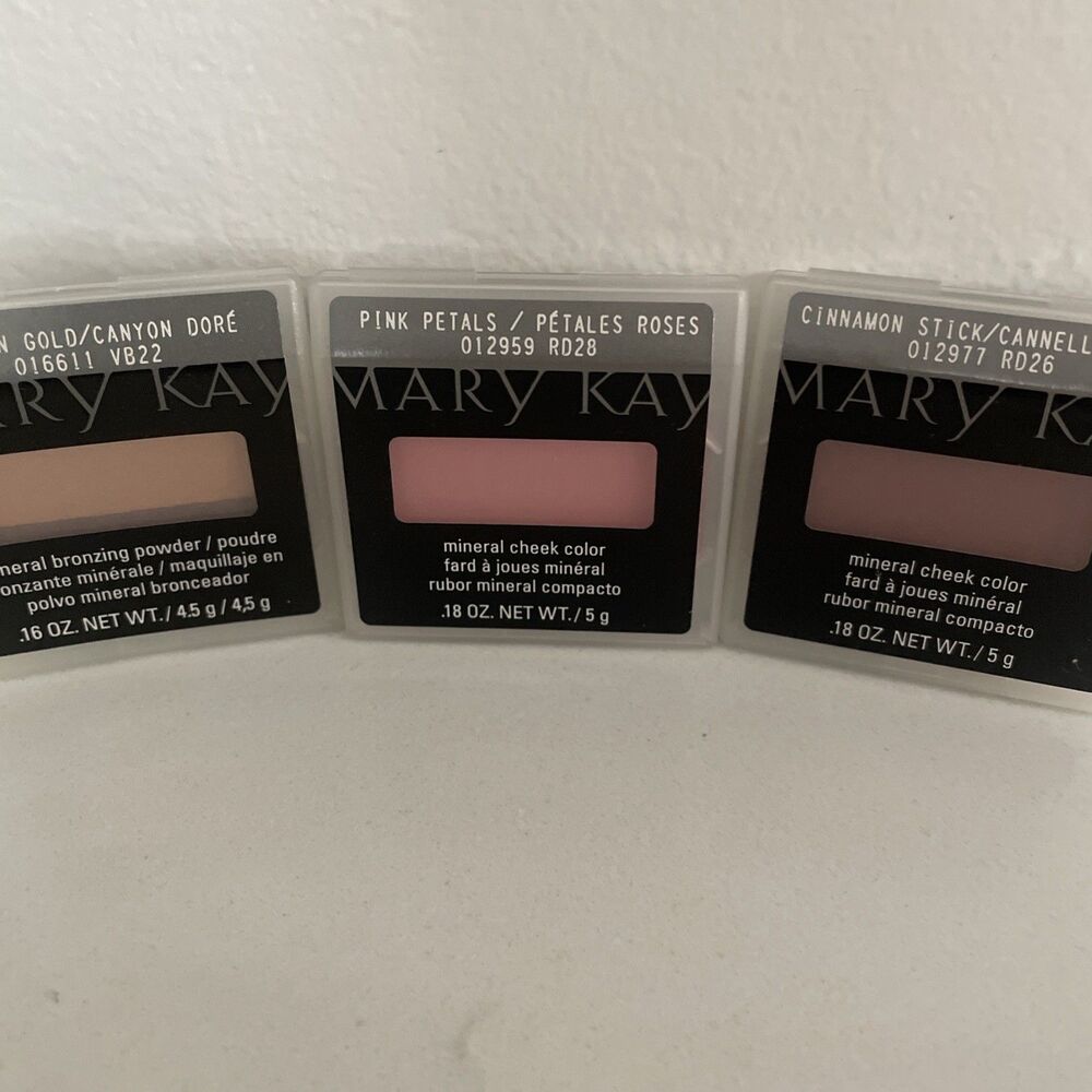 Lot Of 3 Discontinued Mary Kay Products 012959 Cheek 012977 Bronzer 016611 - Picture 3 of 8
